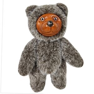 Vintage 1985 Applause Robert Raikes Christopher Bear Jointed Wooden Face 9"Tall